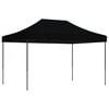 vidaXL Τέντα Εκδηλώσεων Πτυσσόμενη Pop-Up Μαύρο 410x279x315 εκ.