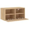 vidaXL Ντουλάπι Τοίχου Τηλεόρασης Sonoma Δρυς 60x30x30 εκ. Επεξ. Ξύλο