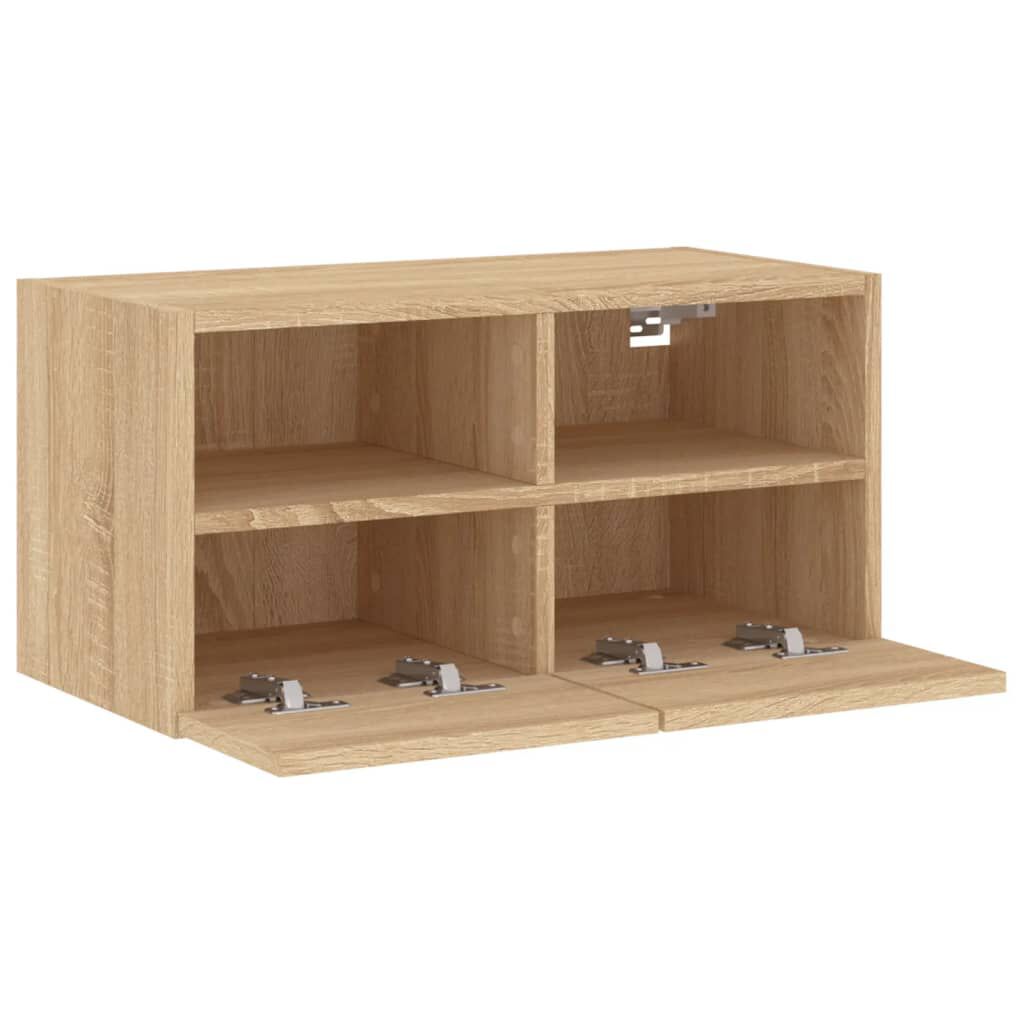 vidaXL Ντουλάπι Τοίχου Τηλεόρασης Sonoma Δρυς 60x30x30 εκ. Επεξ. Ξύλο