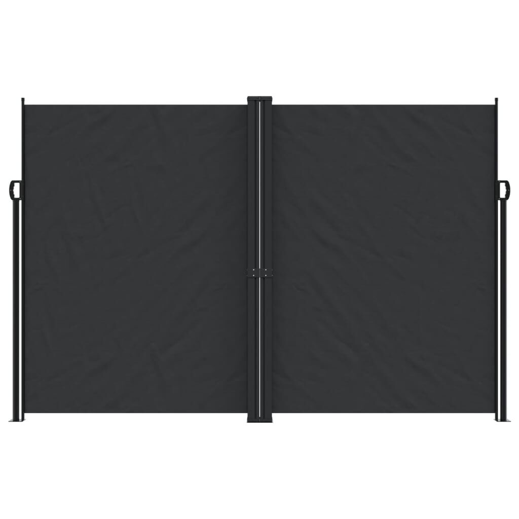 vidaXL Σκίαστρο Πλαϊνό Συρόμενο Μαύρο 220 x 600 εκ.