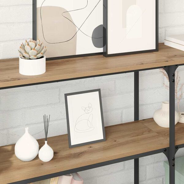 vidaXL Τραπέζι κονσόλας Artisan Oak 150 x 29 x 75 εκ