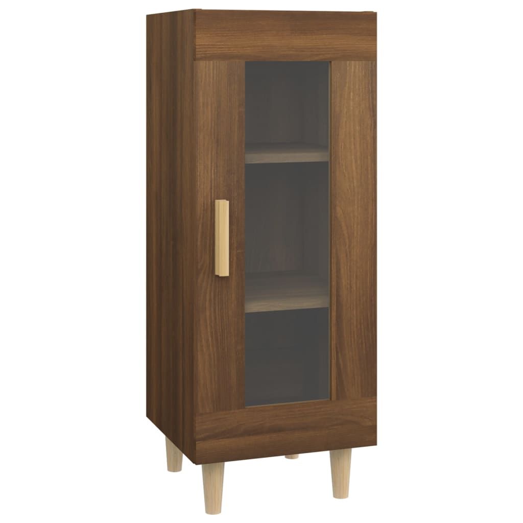 vidaXL Ντουλάπι Καφέ Δρυς 34,5 x 34 x 90 εκ. Επεξεργασμένο Ξύλο