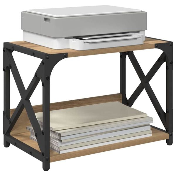 vidaXL Σταντ Εκτυπωτή Artisan Oak 44 x 26 x 31.5 εκ.