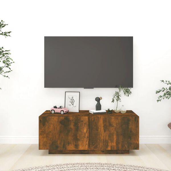 vidaXL Έπιπλο Τηλεόρασης Καπνιστή Δρυς 100x35x40 εκ. Επεξ. Ξύλο