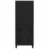 vidaXL Highboard 2 pcs &Mu;&alpha;ύ&rho;&eta; &Omicron;&xi;&upsilon;ά 69,5 x 34 x 180 &epsilon;&kappa;.