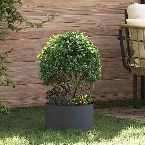vidaXL Γλάστρα Κήπου Ανθρακί 30 x 30 x 20 cm Ατσάλι