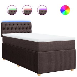 vidaXL &Kappa;&rho;&epsilon;&beta;ά&tau;&iota; Boxspring &mu;&epsilon; &Sigma;&tau;&rho;ώ&mu;&alpha; &Sigma;&kappa;&omicron;ύ&rho;&omicron; &Kappa;&alpha;&phi;έ 80x200 &epsilon;&kappa;. &Upsilon;&phi;&alpha;&sigma;&mu;ά&tau;&iota;&nu;&omicron;