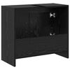 vidaXL Ντουλάπα Νιπτήρα Μαύρη Οξυά 63 x 29 x 55 cm Επεξεργασμένο ξύλο