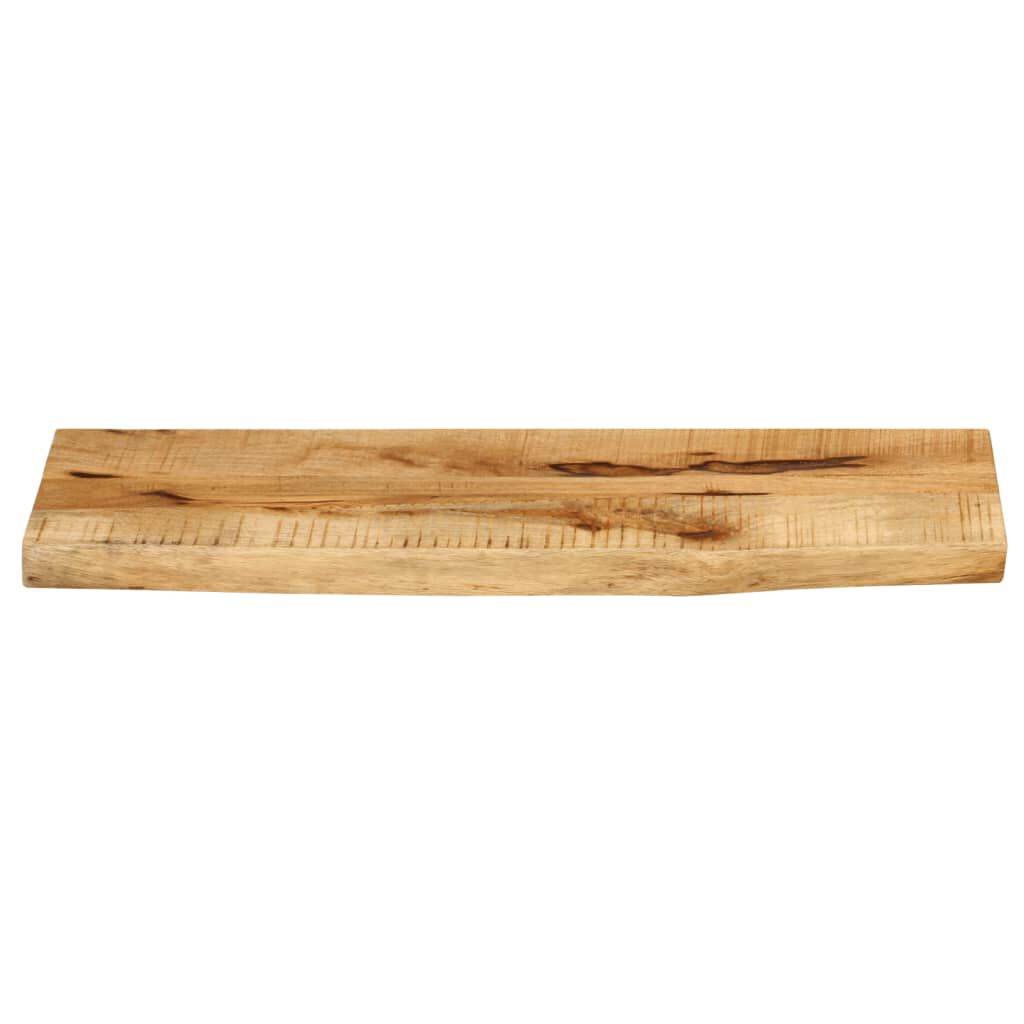vidaXL Επιφάνεια Τραπεζιού 80x40x3,8 εκ. Live Edge Μασίφ Ξύλο Μάνγκο
