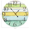 325185 vidaXL Wall Clock Multicolour 60 cm MDF