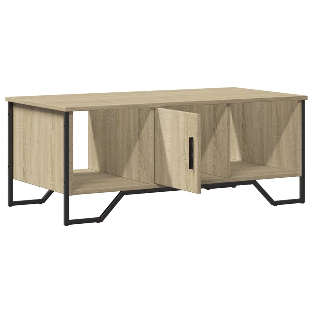 vidaXL Τραπεζάκι Σαλονιού Sonoma Δρυς 100x51x40 εκ. Επεξεργασμένο Ξύλο