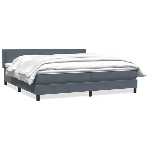vidaXL Box Spring &Kappa;&rho;&epsilon;&beta;ά&tau;&iota; &mu;&epsilon; &sigma;&tau;&rho;ώ&mu;&alpha; &Sigma;&kappa;&omicron;ύ&rho;&omicron; &gamma;&kappa;&rho;&iota; 180x220 &epsilon;&kappa;. &Beta;&epsilon;&lambda;&omicron;ύ&delta;&iota;&nu;&omicron;