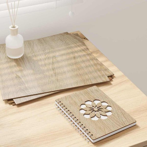 vidaXL Πίνακες Διακόσμησης 50 pcs Sonoma Δρυς 30 x 30 x 0.3 εκ