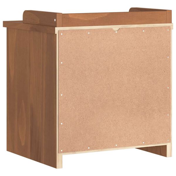 vidaXL Πάγκος διαδρόμου "SANDNES" 45x40x50 εκ.Πεύκο μασίφ ξύλο