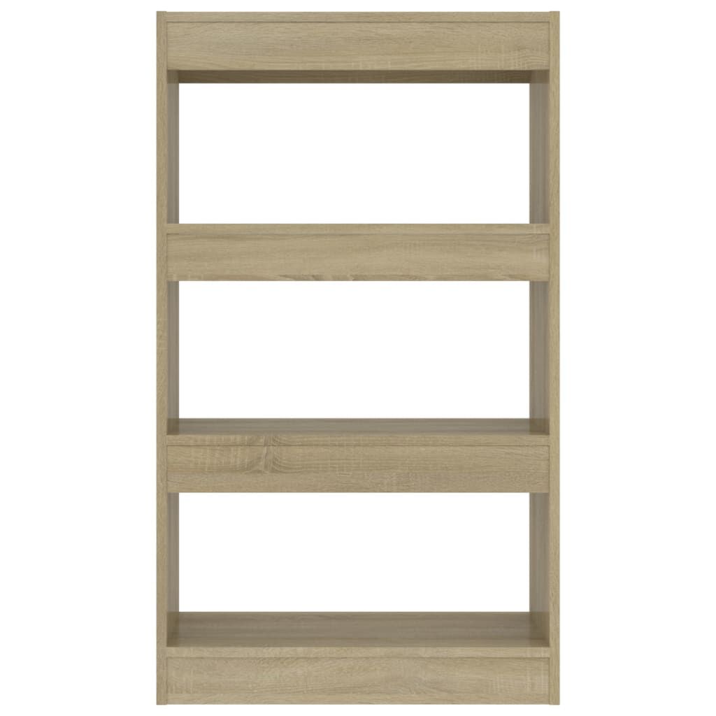vidaXL Βιβλιοθήκη/Διαχωρισ. Χώρου Sonoma Δρυς 60x24x186εκ. Επεξ. Ξύλο