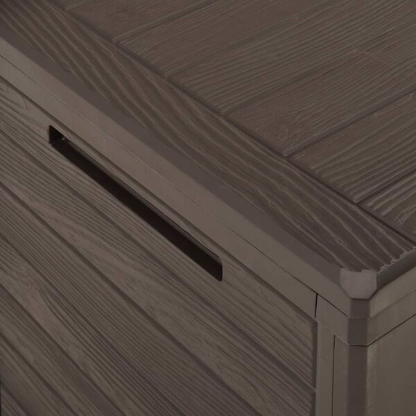 vidaXL Μπαούλο Αποθήκευσης Κήπου Καφέ 78 x 44 x 55 εκ.
