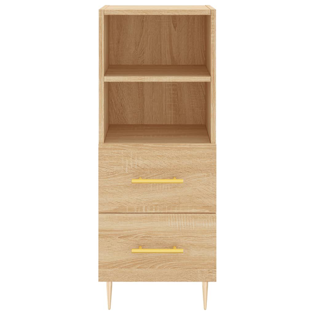 vidaXL Ντουλάπι Sonoma Δρυς 34,5x34x90 εκ. από Επεξεργασμένο Ξύλο