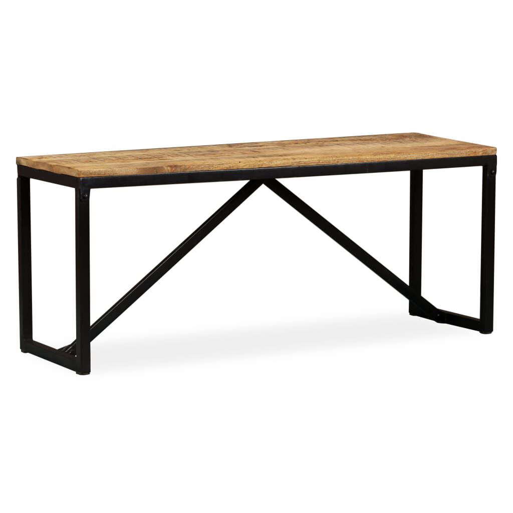 vidaXL Πάγκος 110 x 35 x 45 εκ. από Μασίφ Ξύλο Μάνγκο
