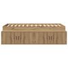 vidaXL Σκελετός Κρεβατιού Artisan Oak 90 x 200 cm Επεξεργασμένο ξύλο