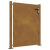 vidaXL Πόρτα Κήπου 105x130 εκ. από Ατσάλι Corten