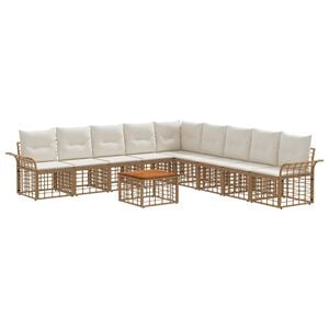 vidaXL &Sigma;&epsilon;&iota;&rho;ά &Kappa;&alpha;&nu;&alpha;&pi;έ &Epsilon;&xi;&omega;&tau;&epsilon;&rho;&iota;&kappa;&omicron;ύ 10 pcs &Phi;&upsilon;&sigma;&iota;&kappa;ό &kappa;&alpha;&iota; &Kappa;&rho;έ&mu;&alpha; &Lambda;&epsilon;&upsilon;&kappa;ό