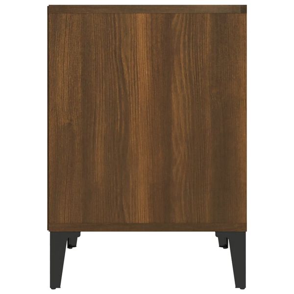 vidaXL Κομοδίνο Καφέ Δρυς 40x35x50 εκ.