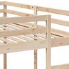 vidaXL Σκελετός Τριπλής Κουκέτας 200x200/80x200 εκ. Μασίφ Πεύκο