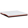 vidaXL Στρώμα Λευκό και Γκρι 180 x 200 cm Τζελ Μνήμης Φόρμα