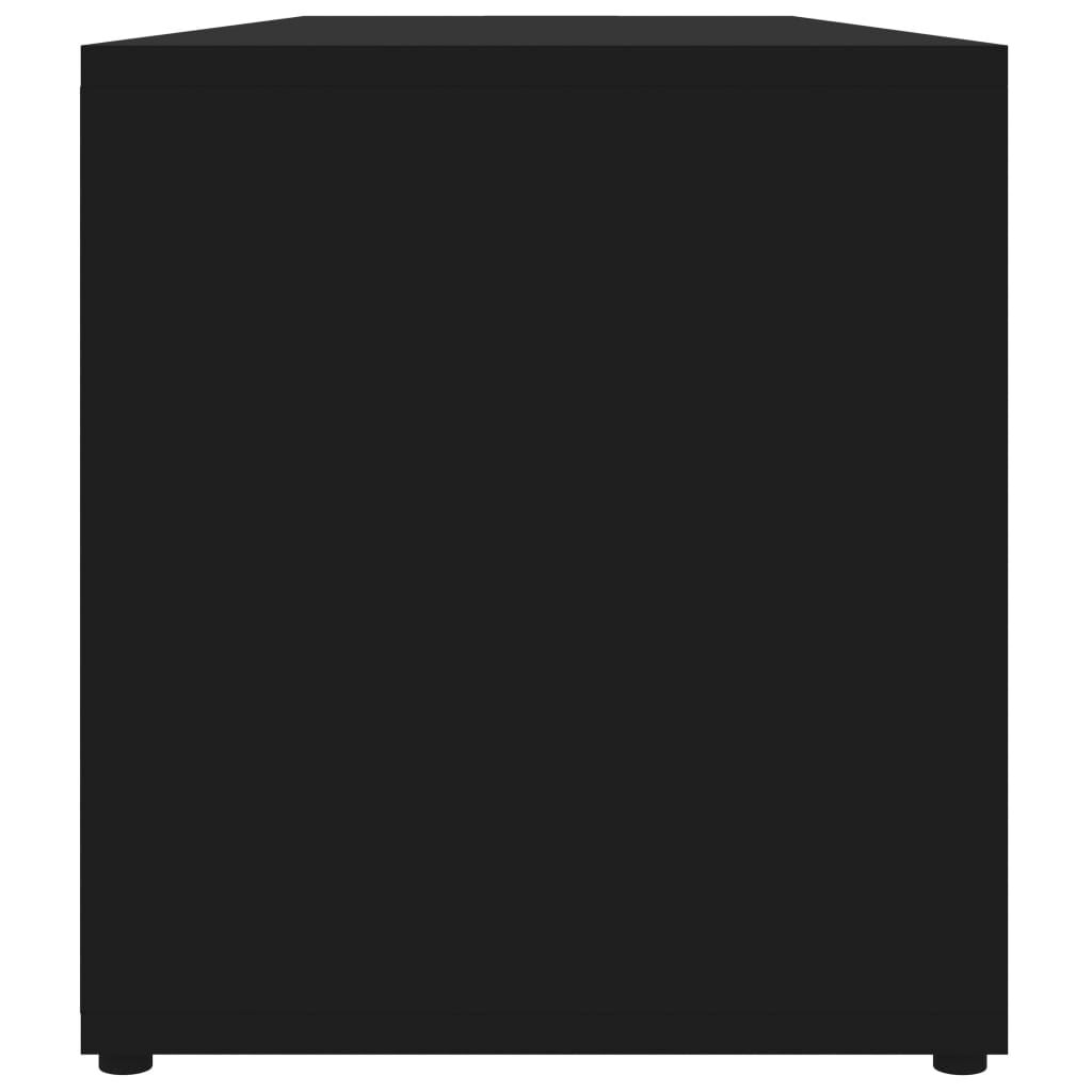 vidaXL Έπιπλο Τηλεόρασης Μαύρο 120 x 34 x 37 εκ. από Επεξ. Ξύλο