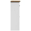 vidaXL Ντουλάπι μπάνιου BODO Λευκό και καφέ 44x30x90 cm