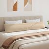 vidaXL Μαξιλάρι Καναπέ 2 pcs Κρεμ 200 x 40 εκ. ύφασμα