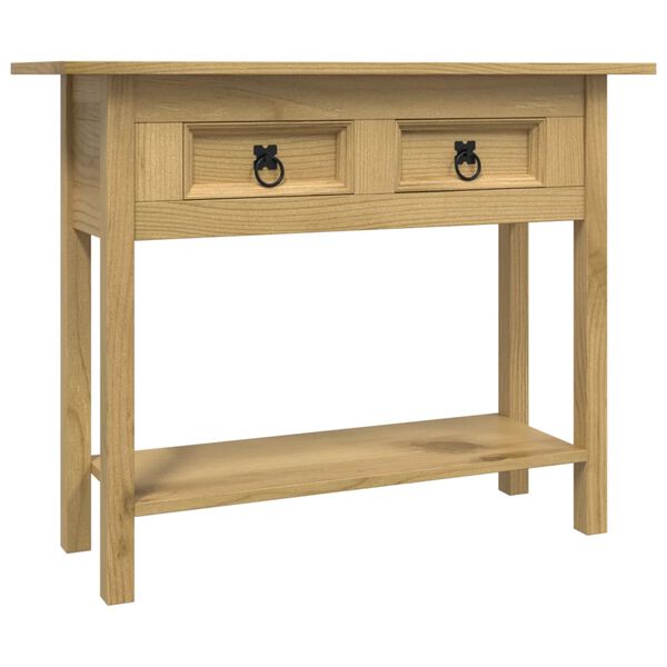 vidaXL Τραπέζι Κονσόλα Μεξικ. Στιλ Corona 93x34,5x73 εκ. Ξύλο Πεύκου
