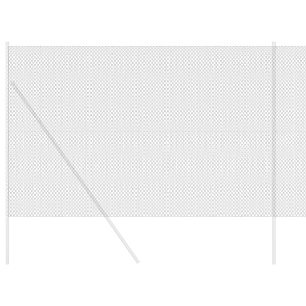 vidaXL Φράχτης Εξαγώνου Γκρι 1.6 x 10 m Ατσάλι