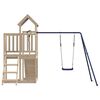 vidaXL Παιδική Χαρά Εξωτερικού Χώρου από Μασίφ Ξύλο Πεύκου