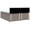 vidaXL &Kappa;&rho;&epsilon;&beta;ά&tau;&iota; Boxspring &mu;&epsilon; &Sigma;&tau;&rho;ώ&mu;&alpha; Taupe 180x200 &epsilon;&kappa;. &Upsilon;&phi;&alpha;&sigma;&mu;ά&tau;&iota;&nu;&omicron;