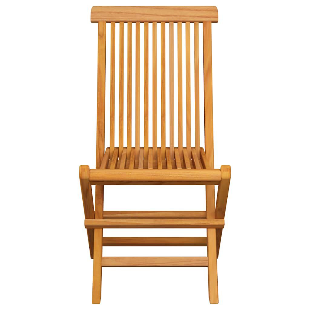 vidaXL Καρέκλες Κήπου 2 τεμ. από Μασίφ Ξύλο Teak με Taupe Μαξιλάρια