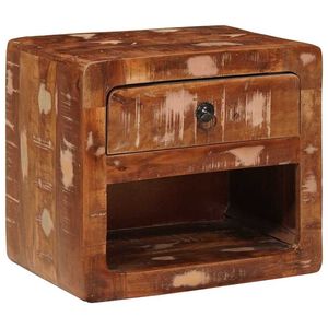 vidaXL Τοίχου κομοδίνο με συρτάρι με ράφι Πολύχρωμο 40 x 30 x 36 εκ.