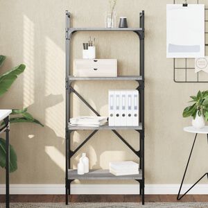 vidaXL &Beta;&iota;&beta;&lambda;&iota;&omicron;&theta;ή&kappa;&eta; 4 &Epsilon;&pi;&iota;&pi;έ&delta;&omega;&nu; &Gamma;&kappa;&rho;&iota; Sonoma 56x31,5x138,5 &epsilon;&kappa;. &Epsilon;&pi;&epsilon;&xi;. &Xi;ύ&lambda;&omicron;