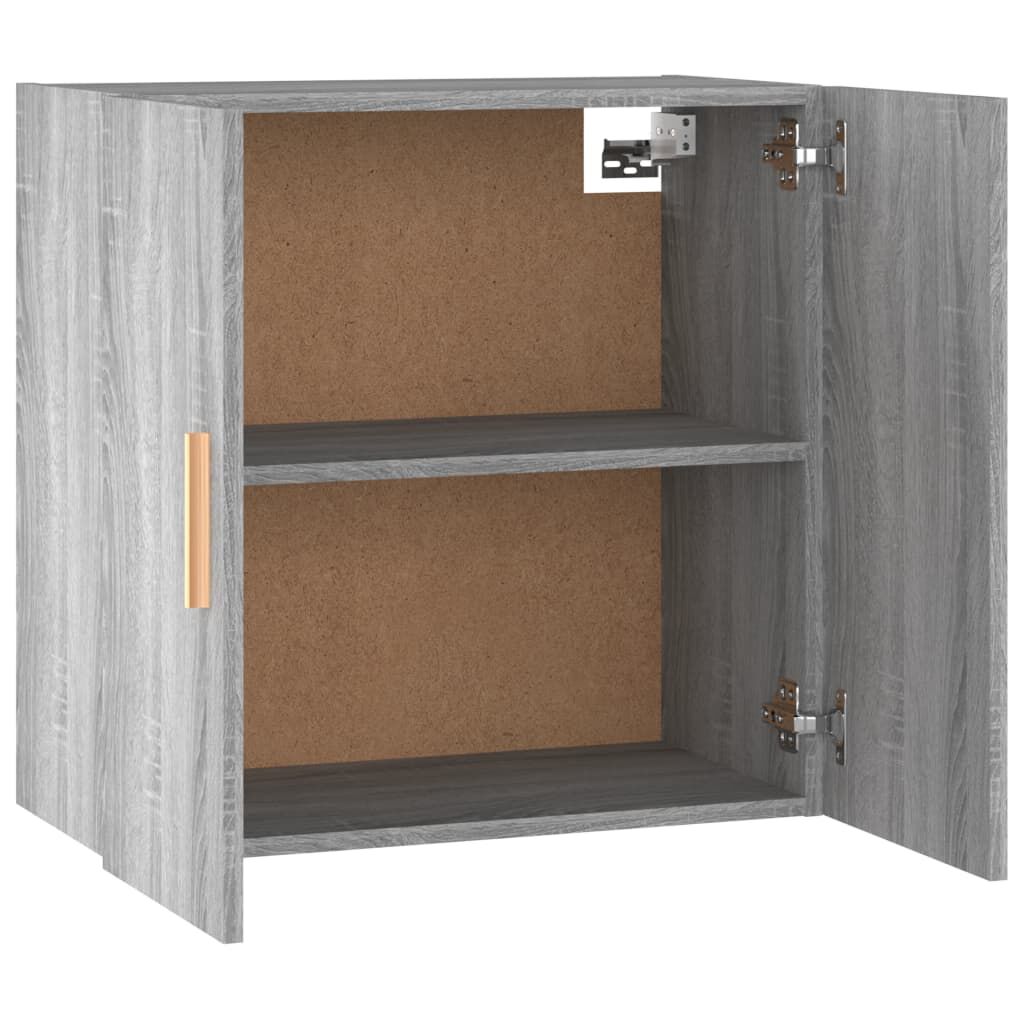 vidaXL Ντουλάπι Τοίχου Γκρι Sonoma 60x30x60 εκ. Επεξεργασμένο Ξύλο