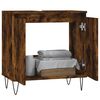 vidaXL Ντουλάπι Μπάνιου Καπνιστή Δρυς 58 x 33 x 60 εκ. Επεξεργ. Ξύλο