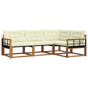 vidaXL &Sigma;&epsilon;&iota;&rho;ά &Kappa;&alpha;&nu;&alpha;&pi;έ &Epsilon;&xi;&omega;&tau;&epsilon;&rho;&iota;&kappa;&omicron;ύ &mu;&epsilon; &mu;&alpha;&xi;&iota;&lambda;ά&rho;&iota; 4 pcs &Phi;&upsilon;&sigma;&iota;&kappa;ό &kappa;&alpha;&iota; &Kappa;&rho;έ&mu;&alpha;