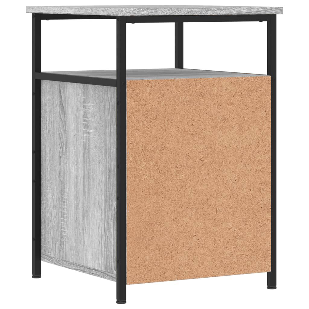 vidaXL Κομοδίνο Γκρι Sonoma 40 x 42 x 60 εκ. από Επεξεργασμένο Ξύλο