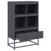 vidaXL Ντουλάπι Ανθρακί 68x39x111,5 εκ. από Χάλυβα