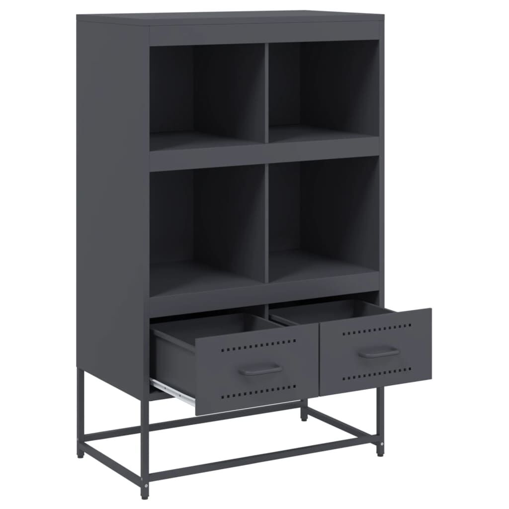 vidaXL Ντουλάπι Ανθρακί 68x39x111,5 εκ. από Χάλυβα