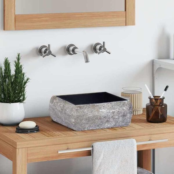 vidaXL &Nu;&iota;&pi;&tau;ή&rho;&alpha;&sigmaf; &Mu;&alpha;ύ&rho;&omicron;&sigmaf; 30 x 30 x 13 &epsilon;&kappa;. &Mu;&alpha;&rho;&mu;ά&rho;&iota;&nu;&omicron;&sigmaf;