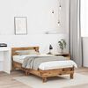 vidaXL Πλαίσιο Κρεβατιού Παλαιό ξύλο 90 x 190 cm Επεξεργασμένο ξύλο
