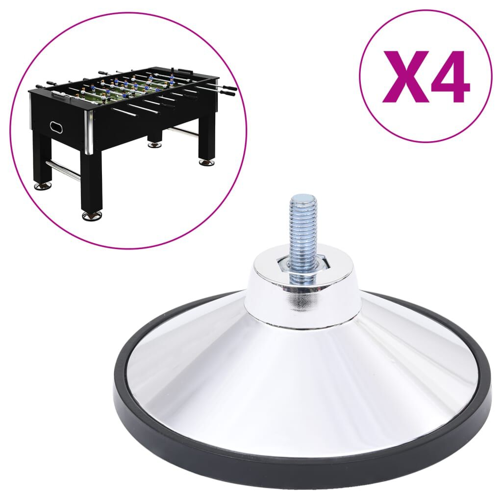 vidaXL Πόδια για Ποδοσφαιράκι 4 τεμ. από Χρώμιο M10
