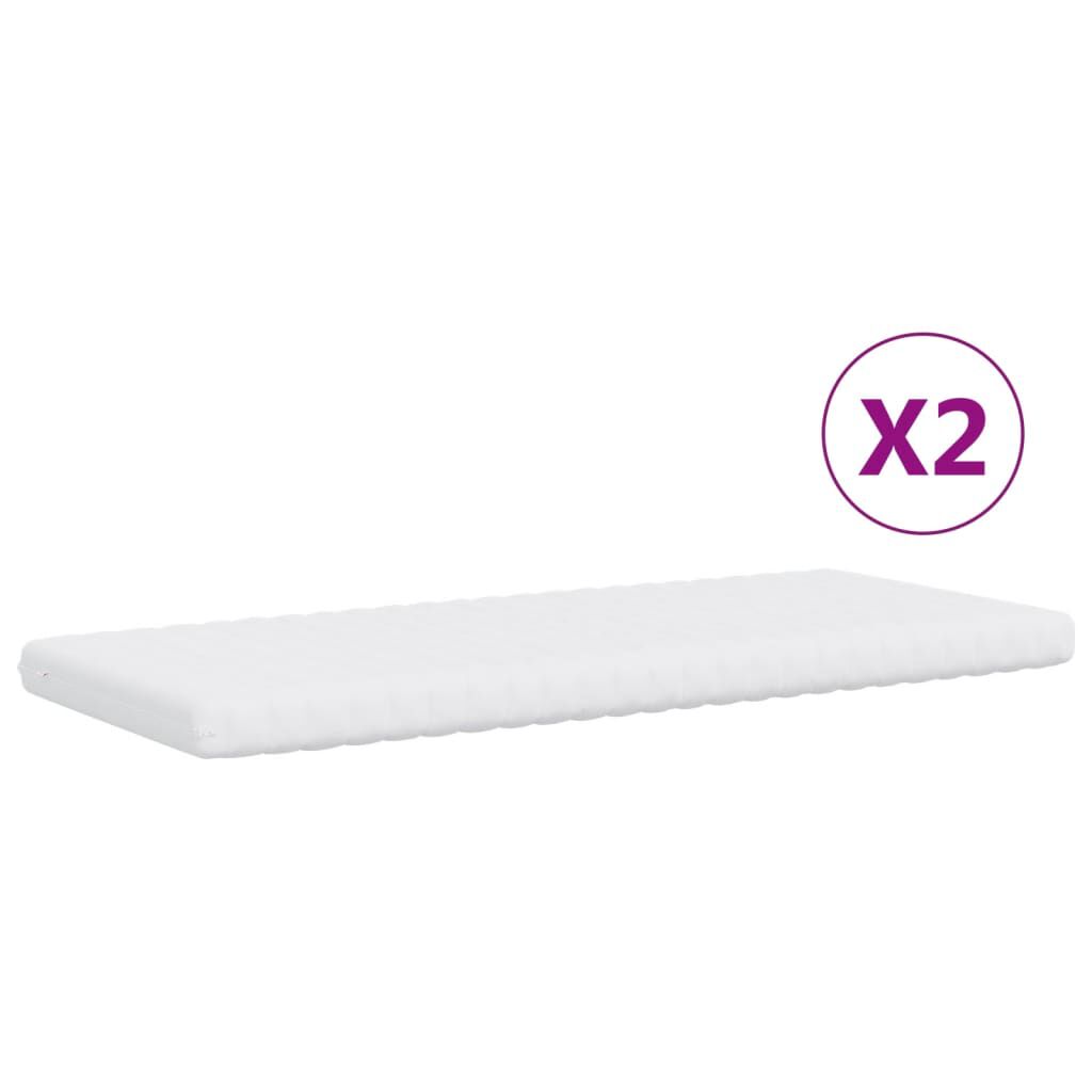 vidaXL Καναπές Κρεβάτι Συρόμενος Μαύρο 100x200εκ. Βελούδινος Στρώματα