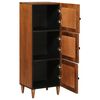 vidaXL Highboard &mu;&epsilon; &pi;ό&rho;&tau;&alpha; &Kappa;&alpha;&rho;&upsilon;&delta;&iota;ά 40 x 33 x 110 &epsilon;&kappa; &Sigma;&tau;&epsilon;&rho;&epsilon;ό &xi;ύ&lambda;&omicron; &mu;ά&nu;&gamma;&kappa;&omicron;