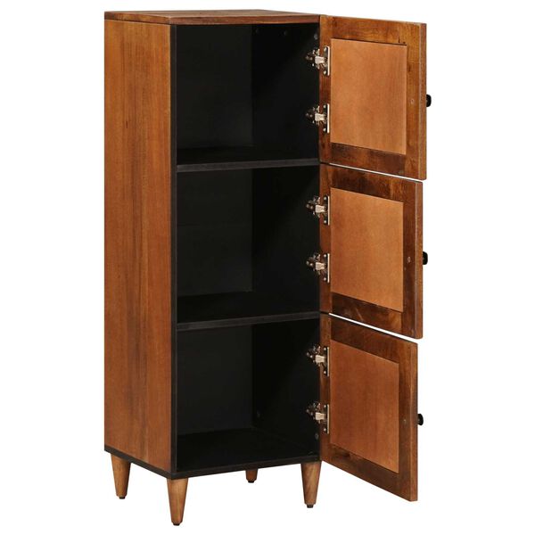 vidaXL Highboard &mu;&epsilon; &pi;ό&rho;&tau;&alpha; &Kappa;&alpha;&rho;&upsilon;&delta;&iota;ά 40 x 33 x 110 &epsilon;&kappa; &Sigma;&tau;&epsilon;&rho;&epsilon;ό &xi;ύ&lambda;&omicron; &mu;ά&nu;&gamma;&kappa;&omicron;